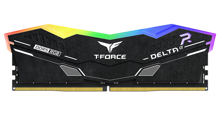 T-FORCE DELTAα RGB DDR5 桌上型記憶體（黑）