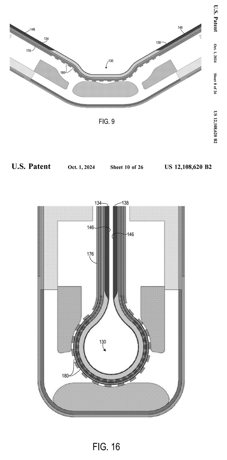微軟將推出可摺疊螢幕手機?專利顯示「可內外摺疊」設計將解決摺痕問題? - 阿祥的網路筆記本 微軟的可摺疊螢幕手機鉸鏈摺疊的設計
