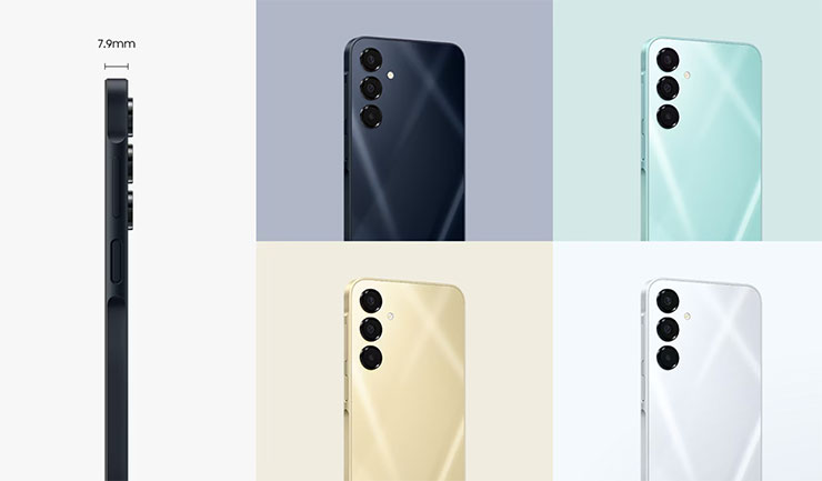Galaxy A16 5G 機身厚度僅 7.9mm
