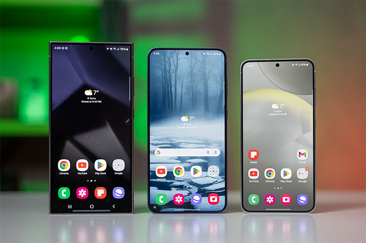 Galaxy S25 Ultra 外觀將變得「不這麼 Ultra」了? - 阿祥的網路筆記本 Galaxy S24 系列三機排排站,看得出來 S24 Ultra 是裡面的異數?