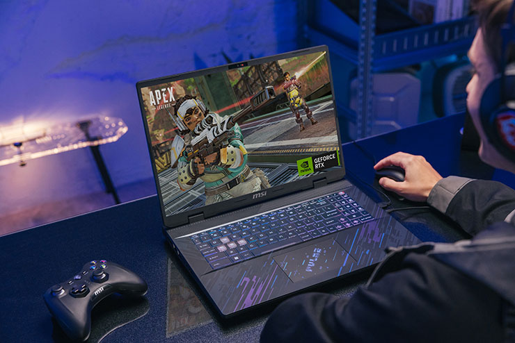 Pulse 16 AI 以象徵強大能量的脈衝線條巧妙綴飾於機身