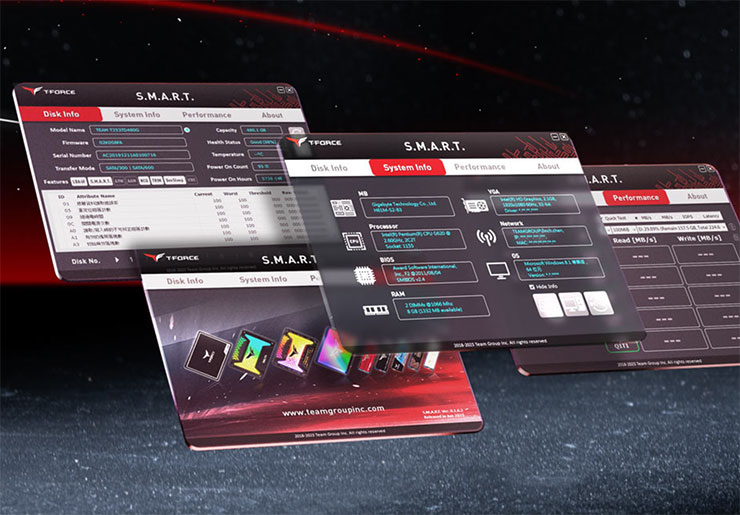 十銓智慧健康監控軟體 S.M.A.R.T.