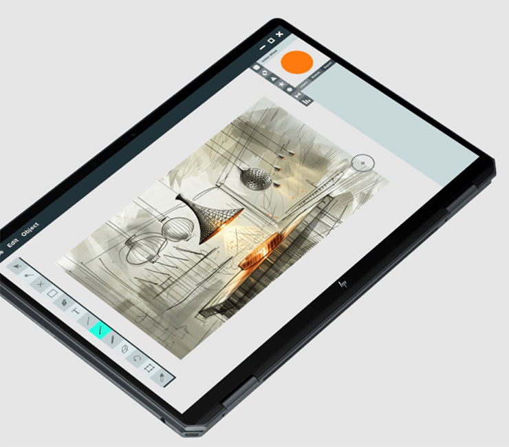 HP OmniBook Ultra Flip 14 平板模式