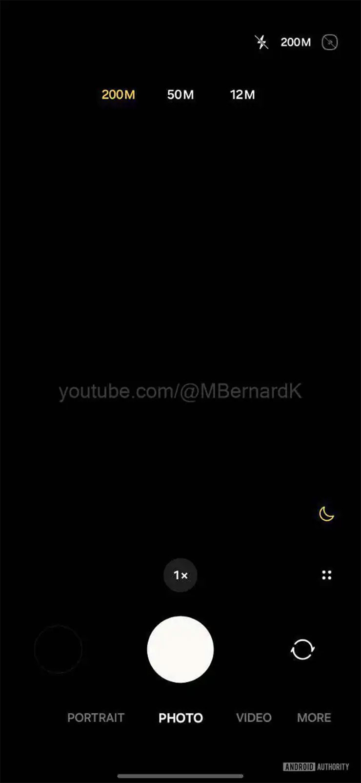 One UI 7 的流出畫面 - 相機介面