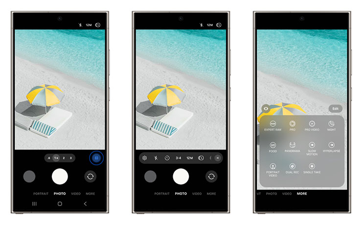新版設計的相機使用體驗，讓操控進階設定更直覺。