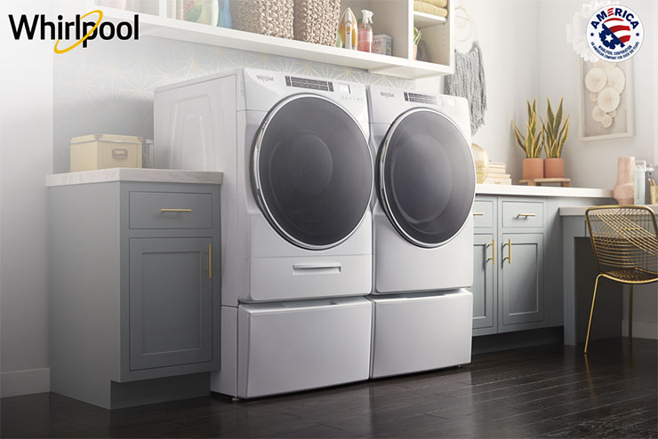 惠而浦W Collection系列滾筒堆疊洗乾衣組 你的衣物乾爽神助手