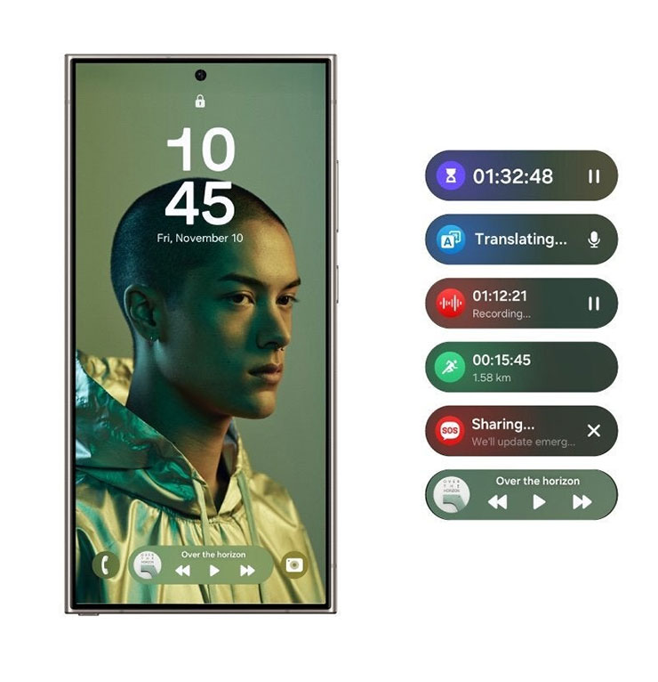 三星 One UI 7 新增的 Now Bar 功能