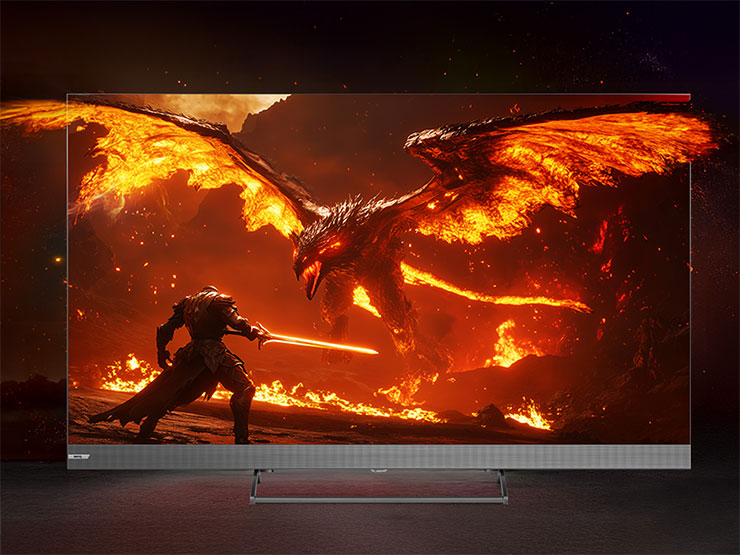 獨家AI畫質演算，採用「AI微距控光技術2.0」及「AI光動態演算技術」，展現亮暗俱佳且細節豐富的畫面