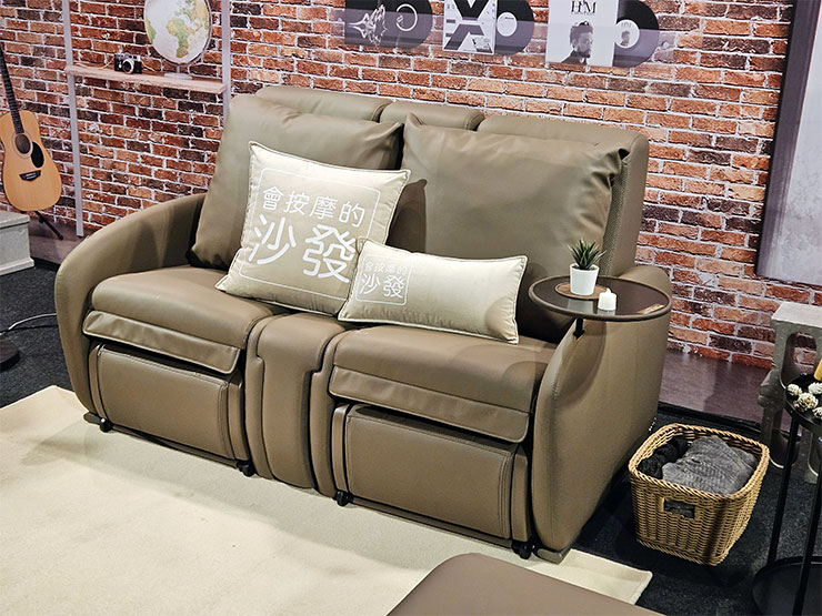 OSIM  沙發天后胡桃棕專業皮革款