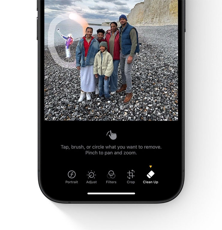 三大行動 AI 比較:Apple Intelligence、Gemini 與 Galaxy AI 功能差異 - 阿祥的網路筆記本 Apple Intelligence 魔術橡皮擦功能