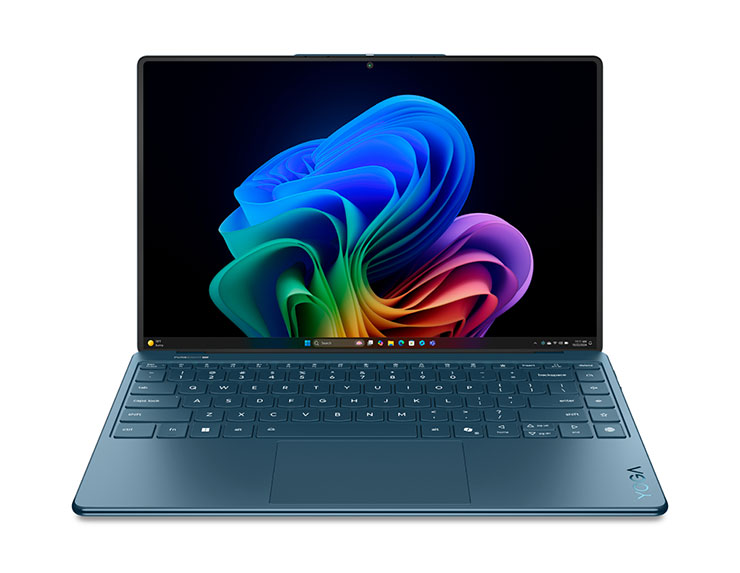 Yoga Slim 9i為全球首款採用螢幕下鏡頭 (CUD) 技術的Copilot+ PC，實現98_螢幕佔比，打造無邊際的創作體驗