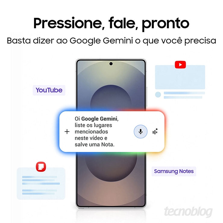 疑似三星 Galaxy S25 系列的官方行銷資訊：Google Gemini AI 助理的功能解說