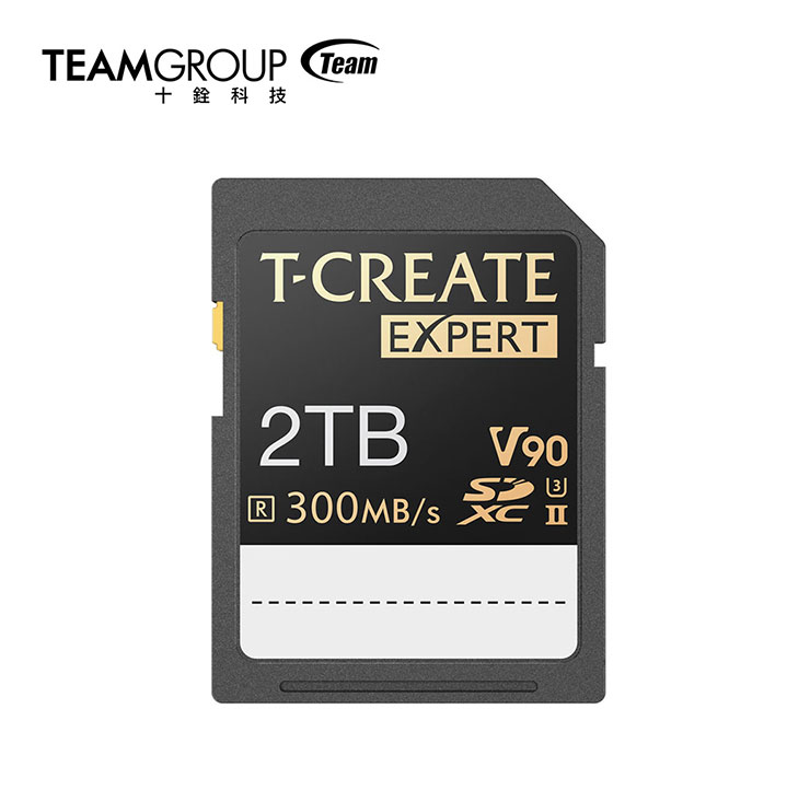 十銓推出業界首款 V90 2TB 記憶卡!T-CREATE EXPERT SDXC UHS-II U3 V90 滿足高階影像創作需求! - 阿祥的網路筆記本 TEAMGROUP_T-CREATE Expert SDXC V90 Card 2TB 記憶卡