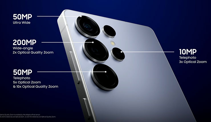 Galaxy S25 Ultra 的超廣角相機升級至 5000 萬畫素