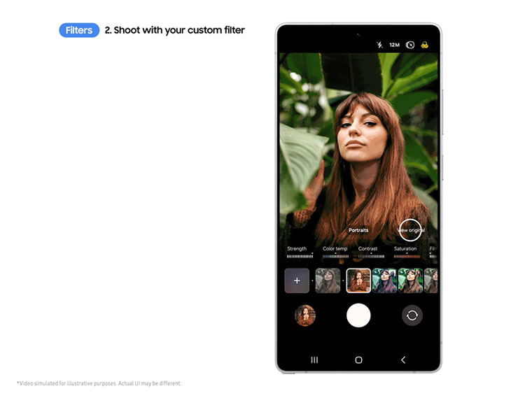 人像可使用全新的類比風格濾鏡
