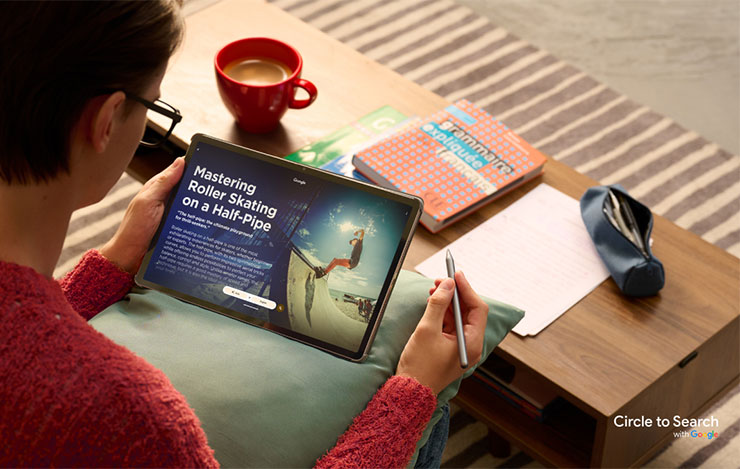 Idea Tab Pro內建即時翻譯功能，只需輕點兩下，便能快速完成翻譯，無需切換應用程式