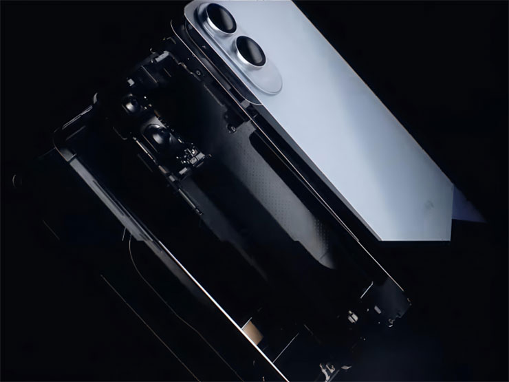 Galaxy S25 Edge 的拆解圖