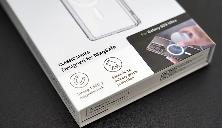 自帶的磁吸環吸力可達 1.5 公斤，同時提供了 3 倍軍規防摔的保護。