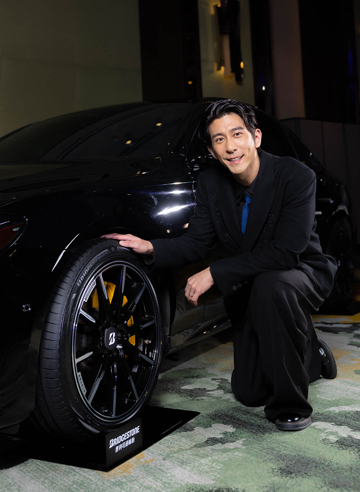 藝人修杰楷參加台灣普利司通新品發表會