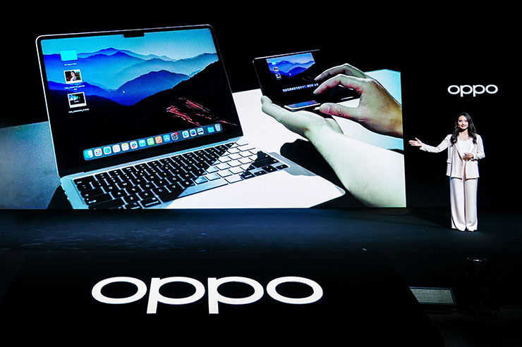 OPPO打破生態系隔閡，Find N5可與Mac無縫連接共享檔案檔案、遠端操控。