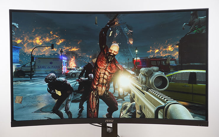 能夠支援 4K160Hz 顯示的 MAG 321CUPDF，自然也能輕鬆駕馭各類型的 FPS 遊戲，展現極為出色的動態清晰度。