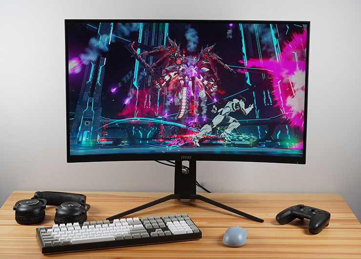 MAG 321CUPDF 同時擁有 4K 高解析度、Rapid VA 面板的高反應速度與高更新率。