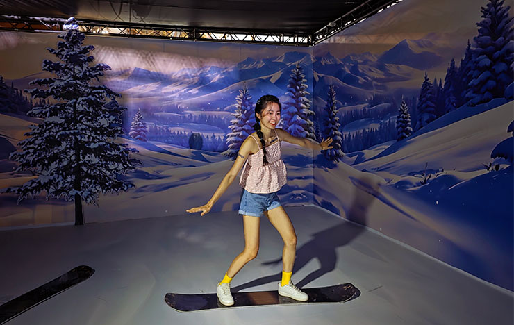 雪風神殿區可以體驗 Galaxy S25 強大的夜拍功能