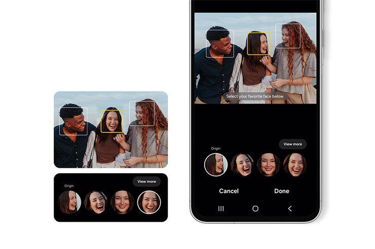 三星推出 Galaxy A56 5G | A36 5G 與 A26 5G,整合 Awesome Intelligence AI 功能! - 阿祥的網路筆記本 「Best Face」最佳臉部表情功能
