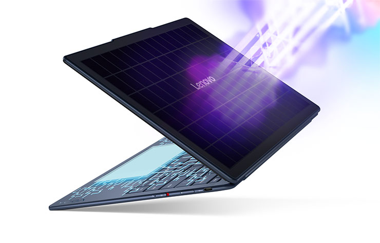 Lenovo 推出多款概念筆電:外摺疊螢幕、太陽能供電樣樣來! - 阿祥的網路筆記本 Lenovo Yoga Solar 概念筆電透過先進的太陽能技術大幅提升能源吸收效率,即使在低光源環境下仍能確保穩定效能