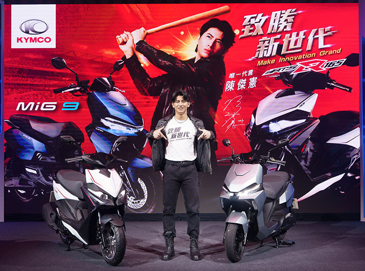 「台灣隊長」陳傑憲成為光陽唯一代言人