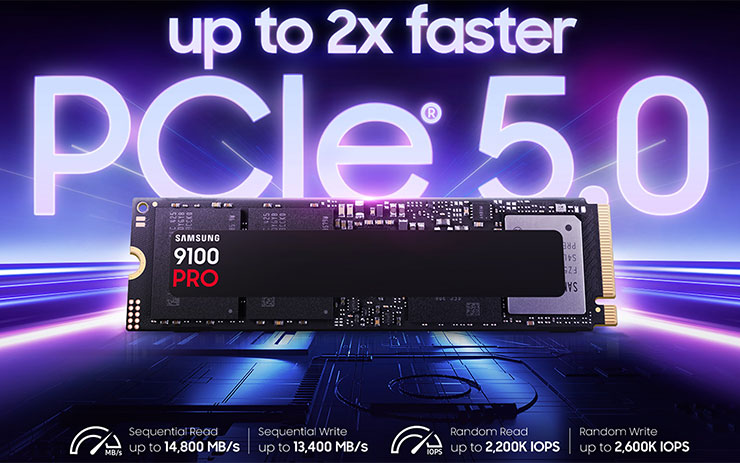 PCIe 5.0 的效能較前代提升 2 倍