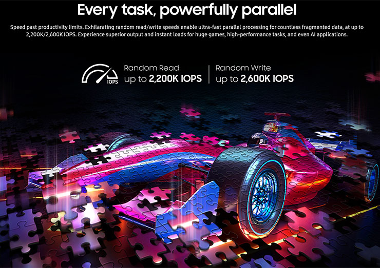 9100 Pro 提供優秀的效能表現