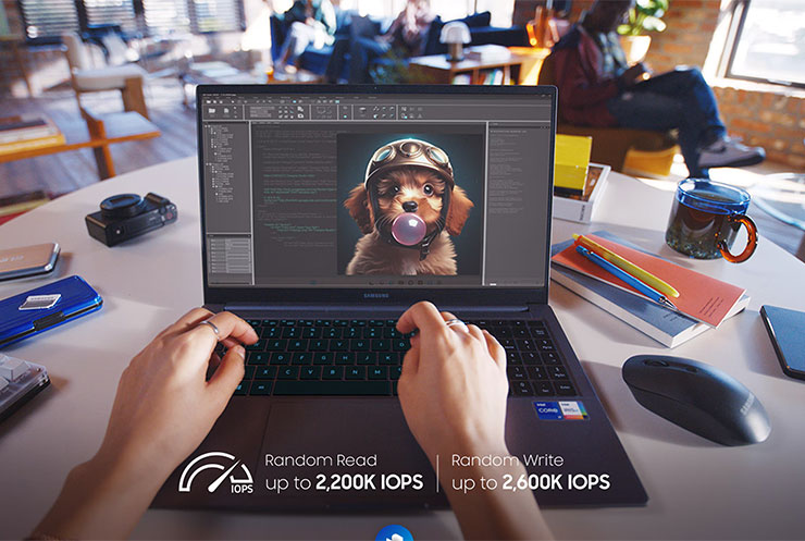 9100 Pro 能滿足 AI 相關應用密集存取的需求