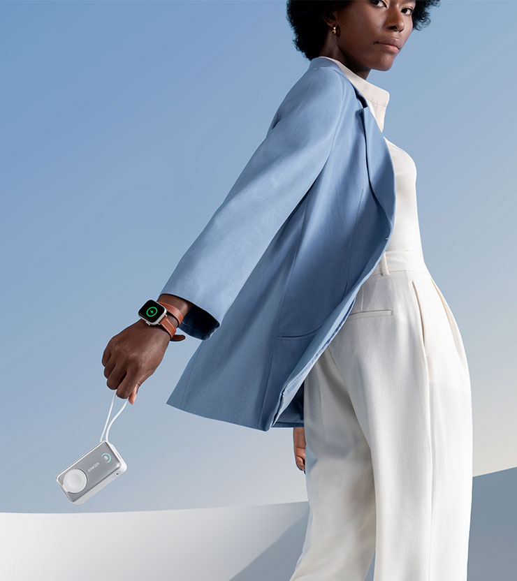 A1657專為iPhone與Apple Watch 設計，搭載10000mAh大容量，支援35W高效充電。