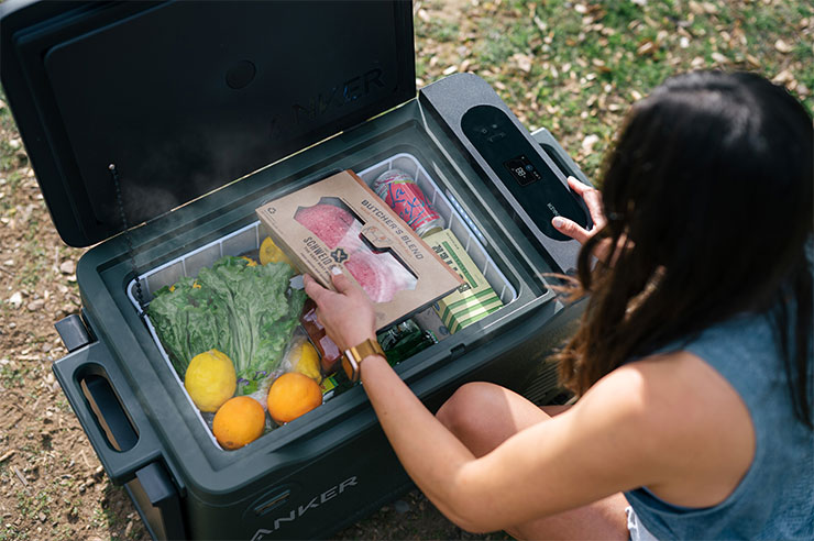 ANKER Everfrost 行動冰箱從室溫25°C降至0°C僅需30分鐘，並可降溫至最低-20°C。