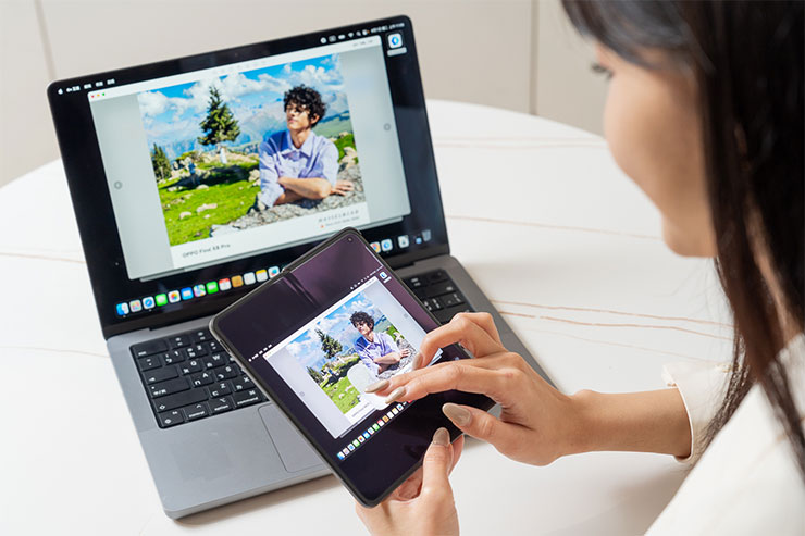 OPPO Find N5可跨系統遠端操控Mac、傳輸檔案