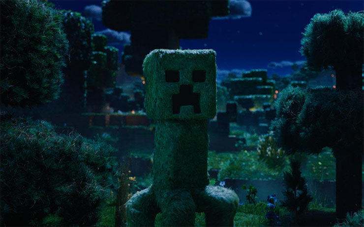 麥塊的吉祥物「苦力怕」在《MINECRAFT 麥塊電影》中也有登場哦！