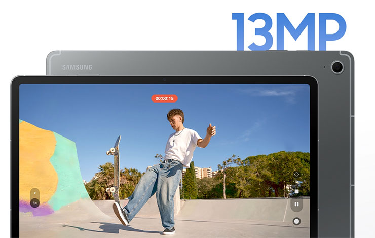 三星推出 Galaxy Tab S10 FE 系列,導入 AI 應用,工作娛樂都升級! - 阿祥的網路筆記本 Galaxy Tab S10 FE 系統內建 1300 萬畫素鏡頭