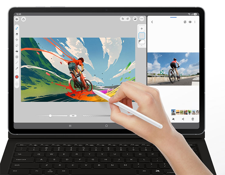 三星推出 Galaxy Tab S10 FE 系列,導入 AI 應用,工作娛樂都升級! - 阿祥的網路筆記本 Galaxy Tab S10 FE 系列也是絕佳的創意畫布,其預載多款應用程式與工具,如 LumaFusion、Goodnotes、Clip Studio Paint 以及 Noteshelf 3、Sketchbook 和 Picsart 等其他熱門應用程式,助使用者隨時揮灑創意,輕鬆實踐更多精彩靈感。