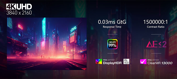 MPG 272URX QD-OLED 擁有出色的顯示技術