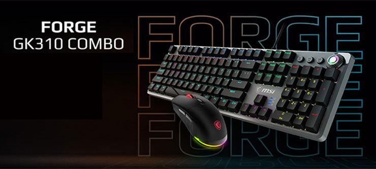 預購 MPG 272URX QD OLED 隨貨贈 FORGE GK310 COMBO 電競鍵鼠組（建議售價新台幣 2,190 元）