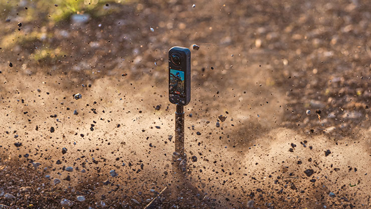 Insta360 X5 擁有更為堅固耐用的機身與拆卸式鏡頭設計