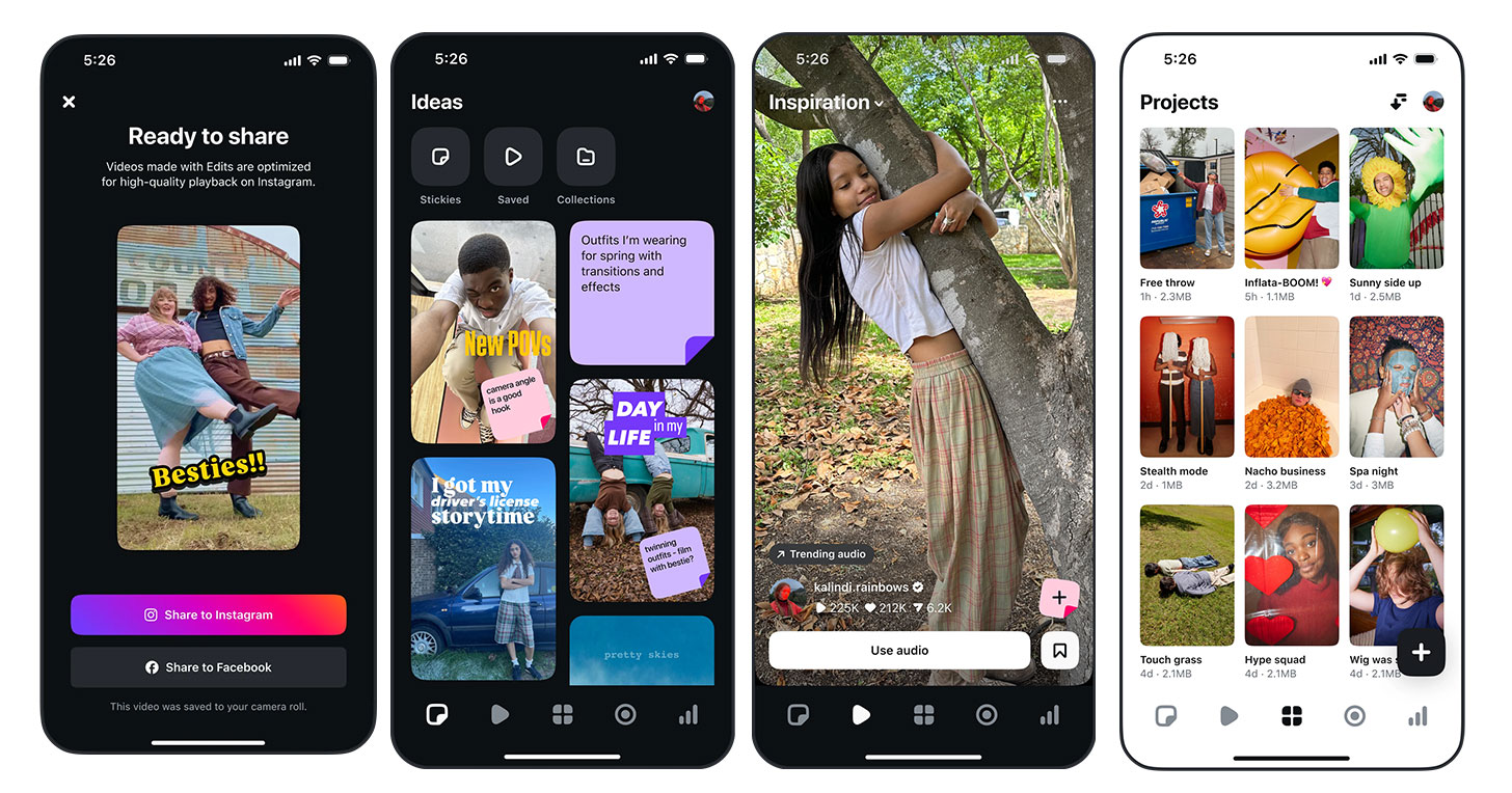 Meta 為創作者全新發表 Edits 影音創作工具，一站完成拍攝、剪輯到上傳！ - 阿祥的網路筆記本