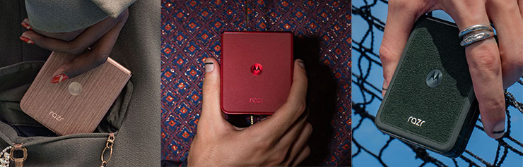 Motorola razr 60 Ultra 有三款時尚顏色