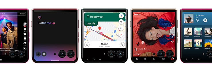 Motorola razr 60 系列的外螢幕實用性非常高