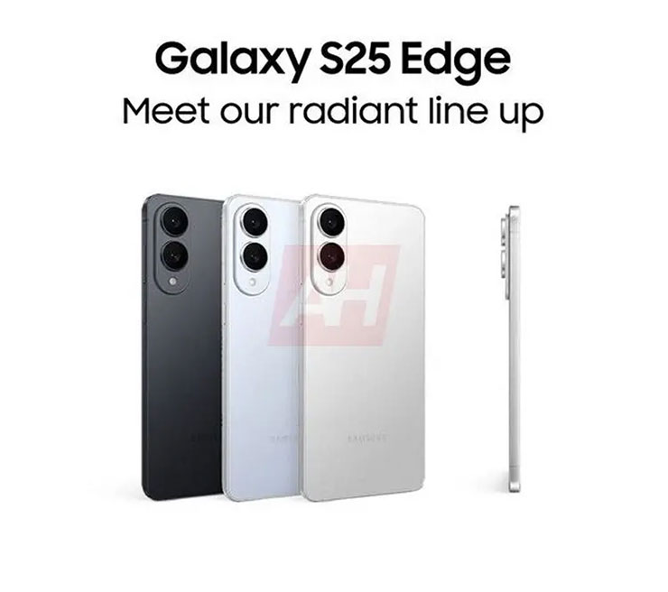 Galaxy S25 Edge 擁有三種顏色款式