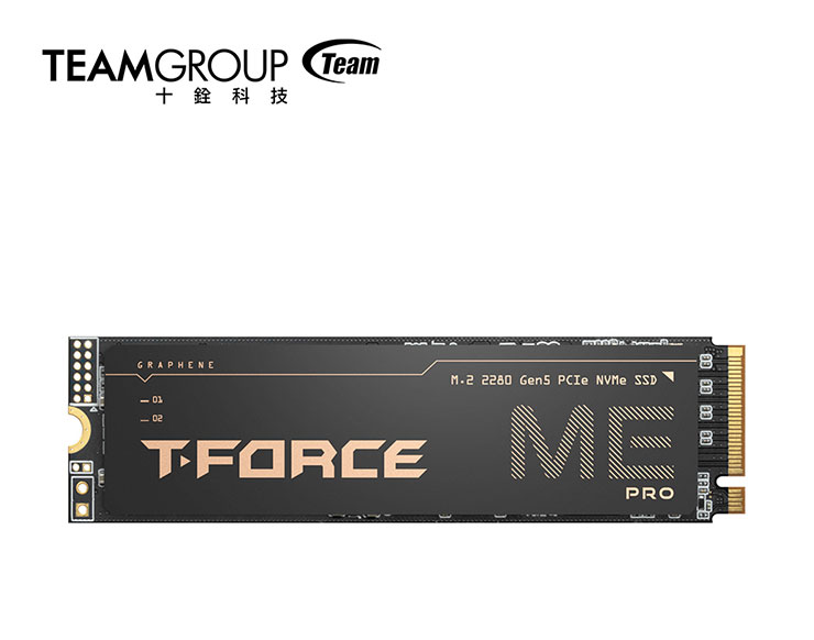 T-FORCE ME PRO PCIe 5.0 M.2 固態硬碟