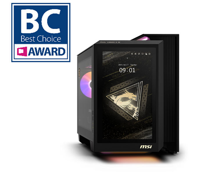 MEG VISION X AI 電競桌機｜Computer & System 類別獎