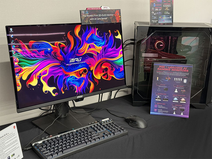 MSI 電競顯示器全面導入 AI 技術,完美防護面板、優化設定全自動~桌機產品整合 Edge AI 實現完美體驗! - 阿祥的網路筆記本 MPG 271QR QD-OLED X50 是首款搭載 AI Care Sensor 的電競顯示器