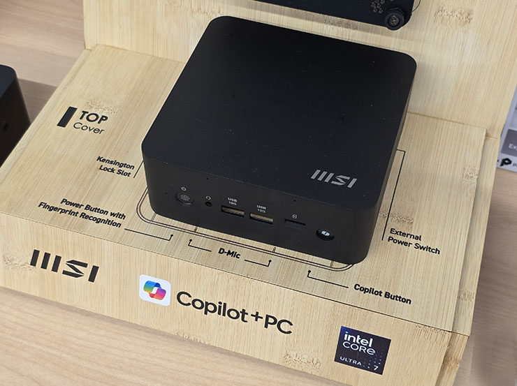 MSI 電競顯示器全面導入 AI 技術,完美防護面板、優化設定全自動~桌機產品整合 Edge AI 實現完美體驗! - 阿祥的網路筆記本 微星首款 Copilot+ PC 迷你主機-Cubi NUC AI+